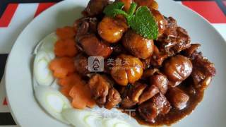 Braised Chicken with Chestnuts recipe