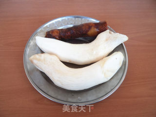 Stir-fried King Pleurotus with Sausage recipe