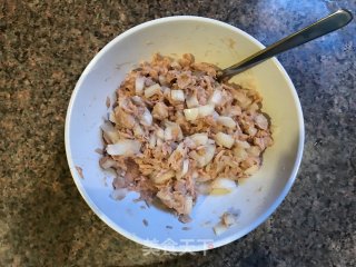 #四session Baking Contest and It's Love to Eat Festival#tuna Cheese Baked Toast recipe