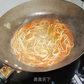 Spicy Pork Liver Noodle recipe