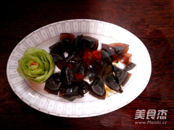 Songhua Egg with Sauce recipe