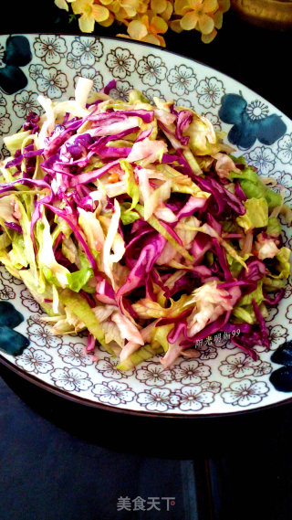 Lettuce and Purple Cabbage recipe