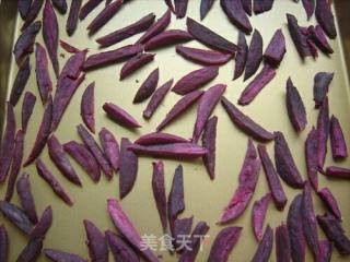 Roasted Purple French Fries recipe