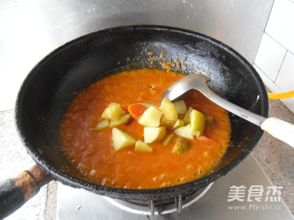 Curry Diced Potatoes recipe