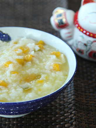 Youjia Fresh Kitchen: Lily Pumpkin Fresh Rice Porridge recipe