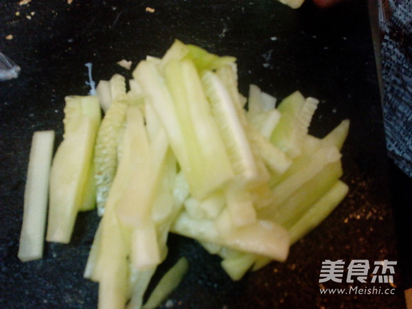 Cucumber with Fern Root Powder recipe