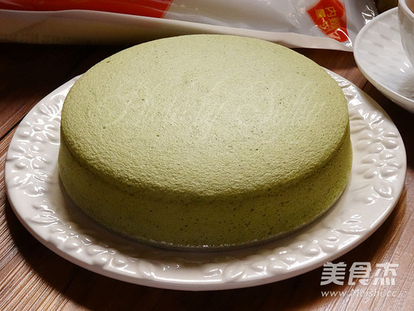 Matcha Steamed Cake recipe