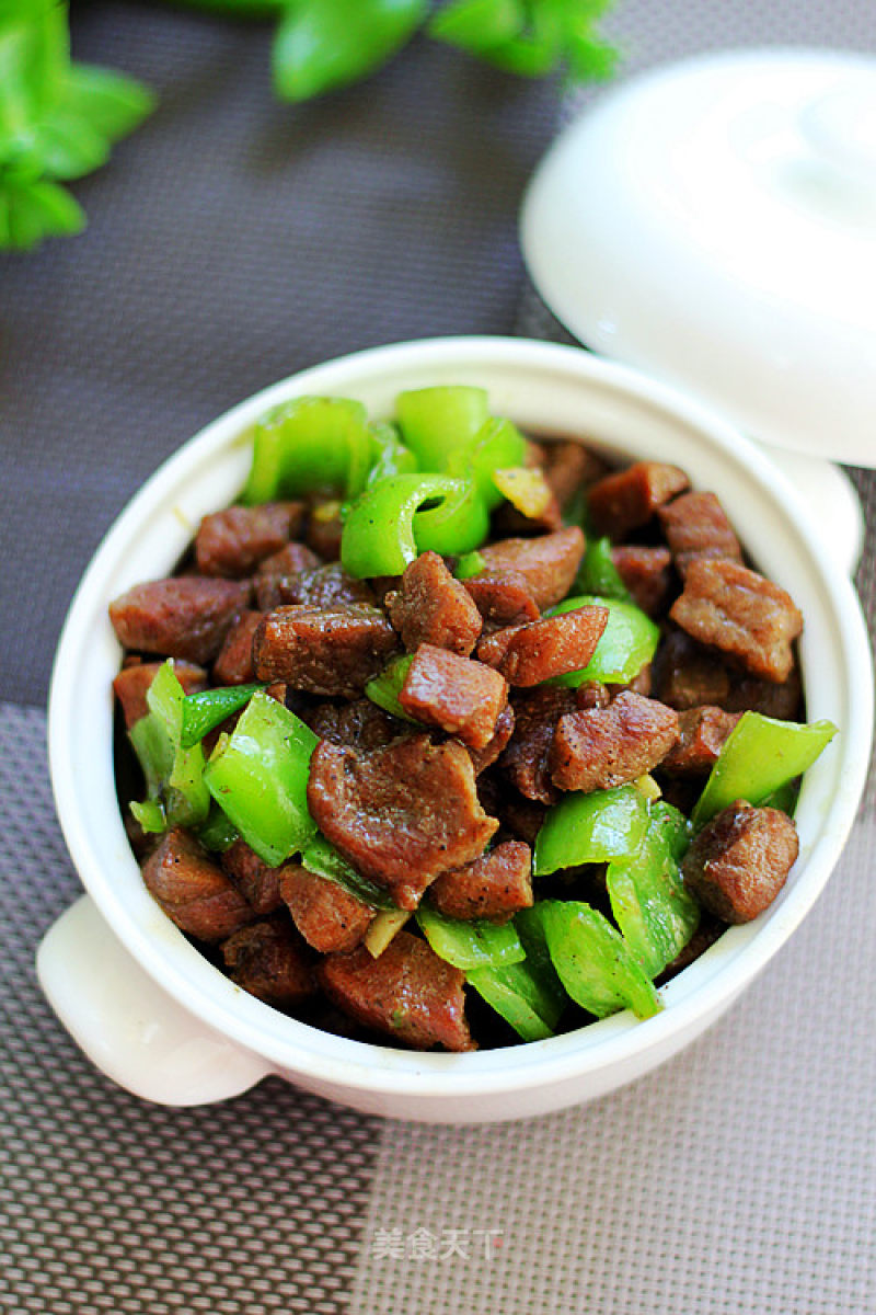 #trust之美#steak Variations---sliced Beef with Green Pepper