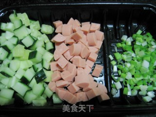 Remember The Taste of Zhongguangyuan-cucumber Ham Fried Rice recipe