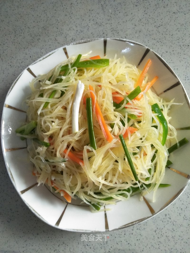 Tossed Potato Shreds recipe