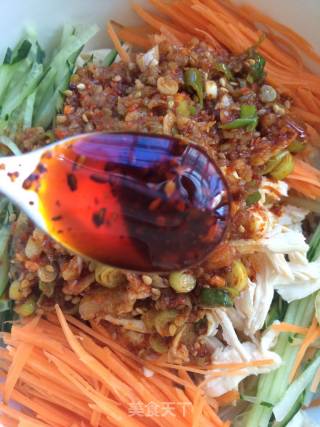 Spicy Shredded Chicken recipe