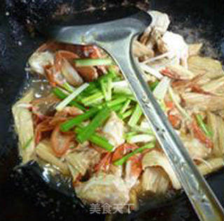 Fried Crab with Yuba recipe