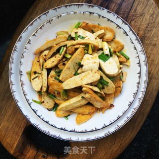 Stir-fried Dried Tofu with Cumin recipe