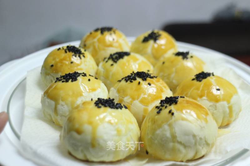 #新良first Baking Competition#su-style Mooncake Golden Leg and Wu Ren Crisp recipe