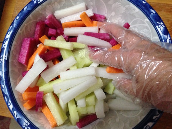 Pickled Peppers and Assorted Carrots recipe