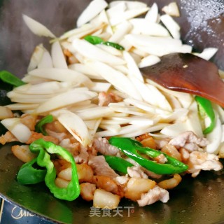 Stir-fried Pork with Rice White recipe