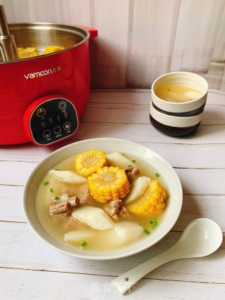 Corn Yam Pork Ribs Soup recipe