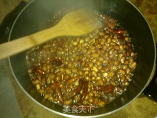 Fried Peanuts with Dried Chili recipe