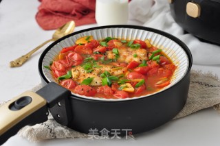 Cod Stewed with Tomato recipe