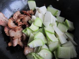 Braised Pork Belly with Dry Green Radish recipe