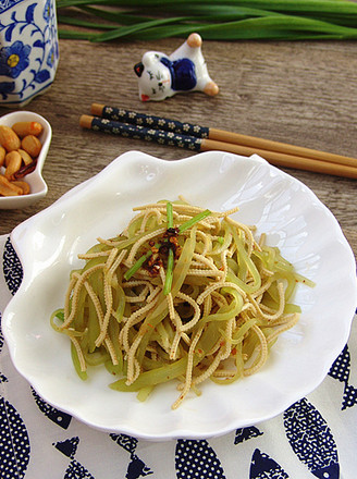 Cold Green Bamboo Shoots Double Silk recipe