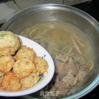 Hot Pot---boiled Meatball Vermicelli Pot recipe