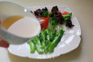 [new Year Dishes Sharing 1]·lotus Pond Suying——[seasonal Vegetables Soaked in Abalone Sauce] recipe