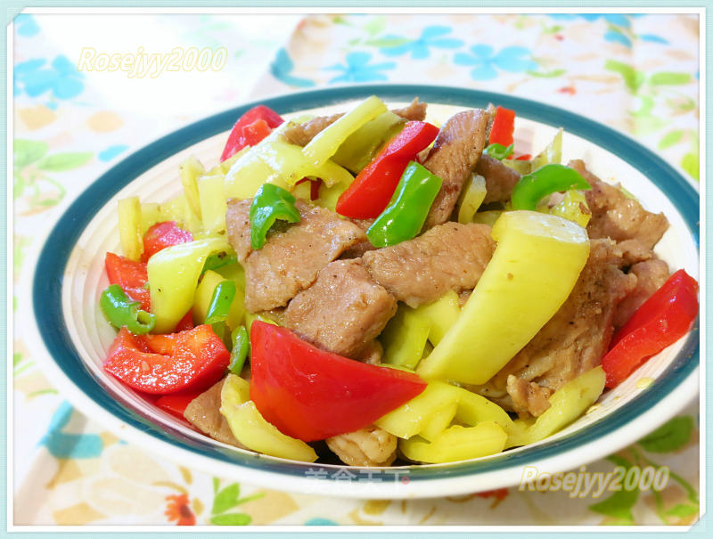 Stir-fried Beef with Peppers recipe