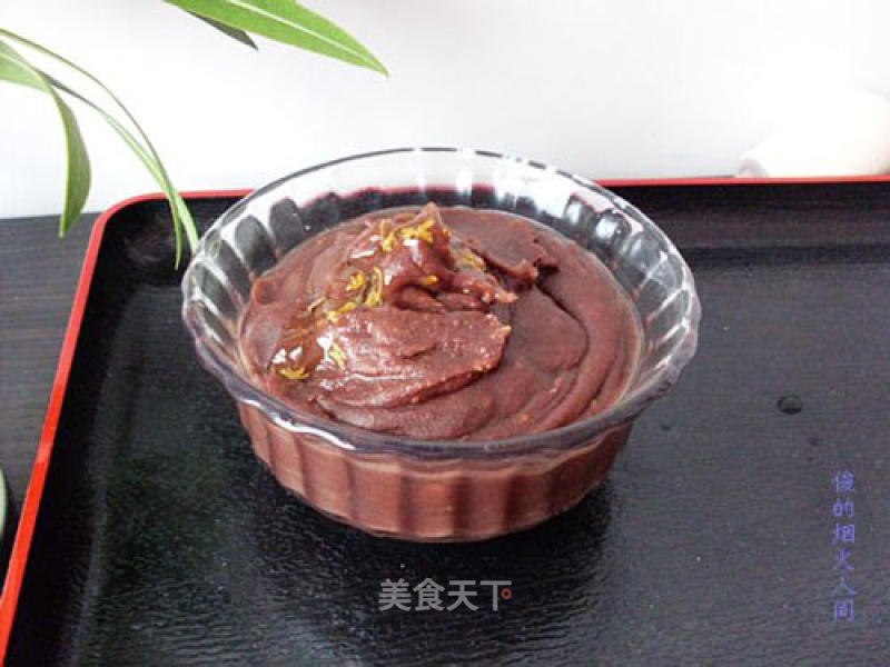 Osmanthus Red Bean Paste recipe