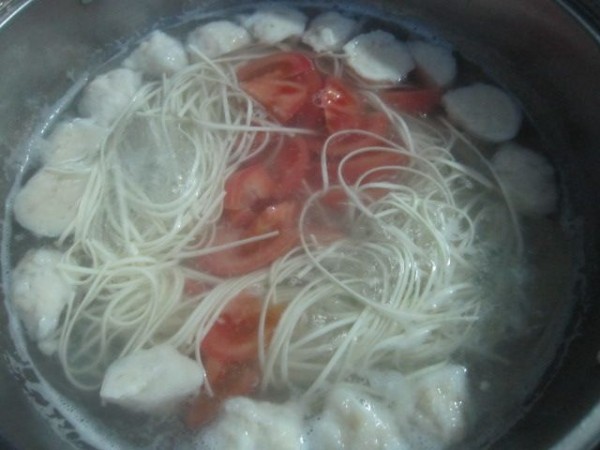 Dumplings with Vegetable Noodles recipe