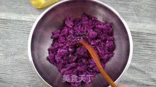 Bitter Gourd and Purple Sweet Potato Cake recipe
