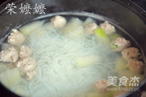 Winter Melon Meatball Soup recipe