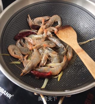 "quick Hand Meal" Stir-fried Shrimp with Mochi and Chili recipe