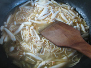 Mustard Shredded White Jade Mushroom Boiled and Dried Shreds recipe