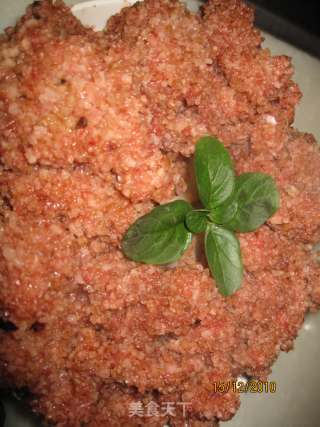 Tasty and Not Greasy Steamed Pork recipe