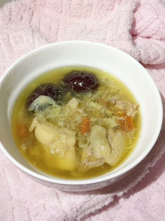 Durian Meat Boiled Chicken Soup recipe