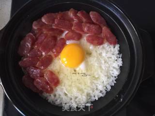 Sausage Claypot Rice recipe
