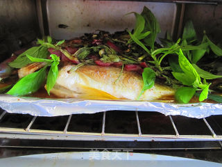 Grilled Fish with Lemon and Mint recipe