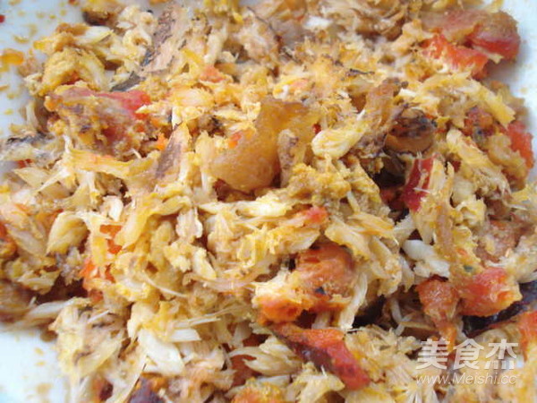 Crab Roe Fried Rice recipe