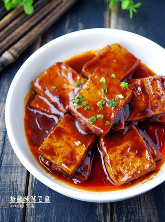 Sweet and Sour Hot Sauce Tofu