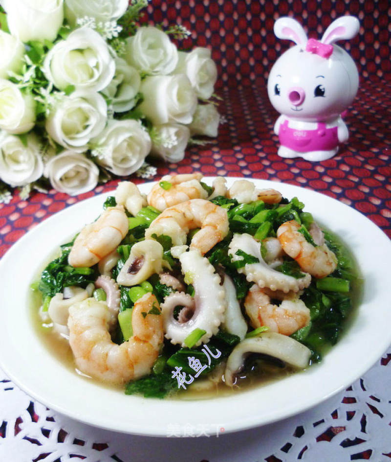 Stir Fried Shrimp with Pickled Vegetables and Wang Chao recipe