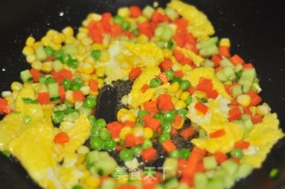 Fried Rice with Corn Kernels recipe