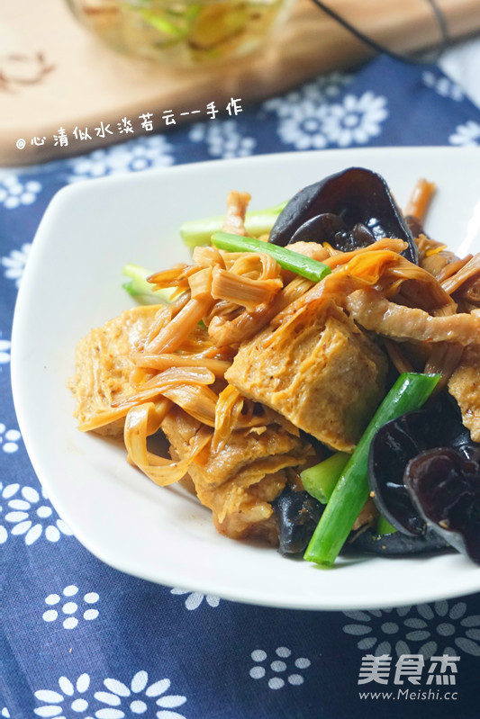 Frozen Tofu with Shredded Pork recipe