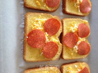 15 Minutes Quick Pizza Toast Slices recipe