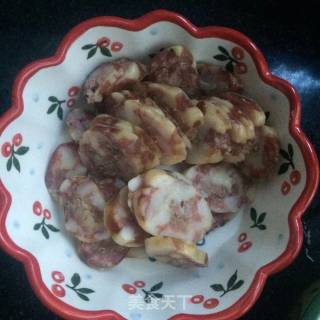 Stir-fried Sausage with Green Peppers recipe