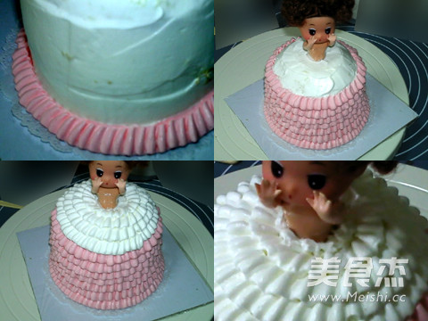 Decorated Cake: Lace Little Princess recipe