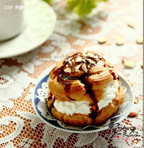 Chocolate Cream Puffs recipe