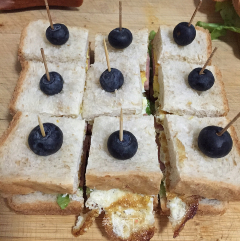 Blueberry Jiugong Sandwich recipe