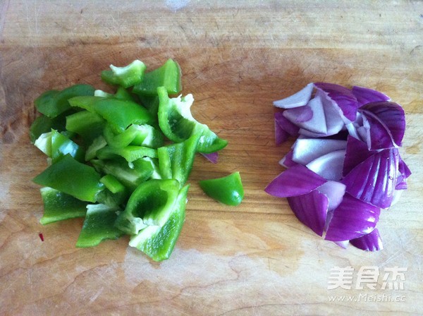 Tofu with Green Peppers and Green Onions recipe