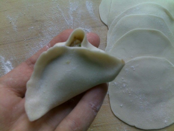 Wheat Celery and Shiitake Mushroom Dumplings recipe